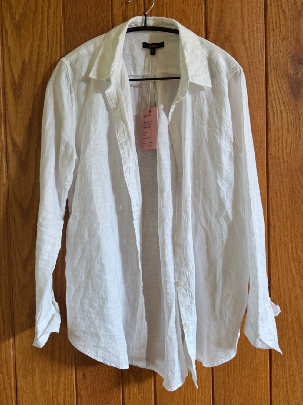 Quince White Linen Shirt